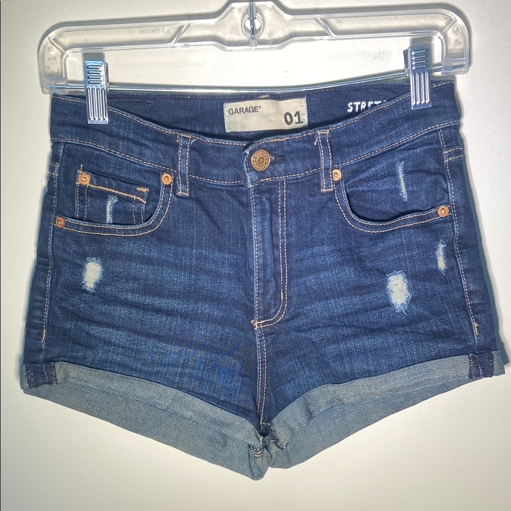 Garage Women's Blue Denim Shorts